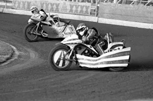 Images Dated 8th June 1992: Sidecar Speedway, Smallmead, Reading, Monday 8th June 1992