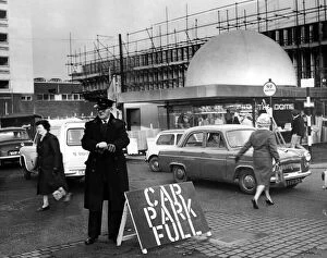 00743 Gallery: A sign of Christmas, as early as 10 o clock the Coventry Corporation car park