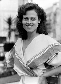 Images Dated 23rd May 1983: Sigourney Weaver Actress May 1983 outside the Dorchester