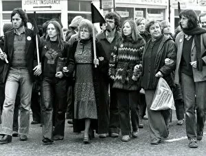 Silent march in respect of Blair Peach who died at Southall 27 / 04 / 1979 The front of