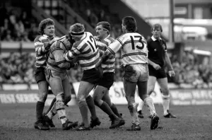Images Dated 22nd March 1986: Silk Cut Challenge Cup Semi-final at Wigan. Castleford beat Oldham 18-17
