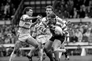 Images Dated 22nd March 1986: Silk Cut Challenge Cup Semi-final at Wigan. Castleford beat Oldham 18-17