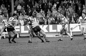 Images Dated 22nd March 1986: Silk Cut Challenge Cup Semi-final at Wigan. Castleford beat Oldham 18-17