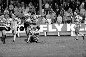 Images Dated 22nd March 1986: Silk Cut Challenge Cup Semi-final at Wigan. Castleford beat Oldham 18-17