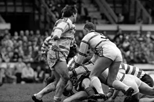 Images Dated 22nd March 1986: Silk Cut Challenge Cup Semi-final at Wigan on 22nd March 1986