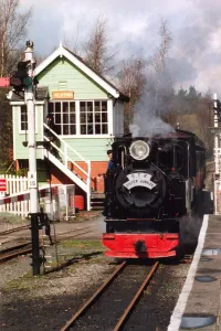 The Silver Jubilee Steam engine at Alston Station on 4th April 1998 The Silver Jubilee Steam engine at Alston Station on 4th April 1998