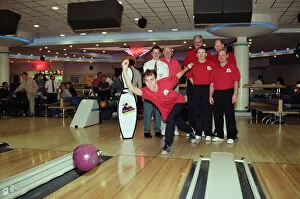 Images Dated 15th October 1996: Simon Lawlor of the Stockton Strykers Tenpin Bowling Team based at the Hollywood Bowl