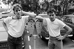 Simon Le Bon and Roger Taylor of Duran Duran, music group, 7th August 1981 Simon Le Bon and Roger Taylor of Duran Duran, music group, 7th August 1981