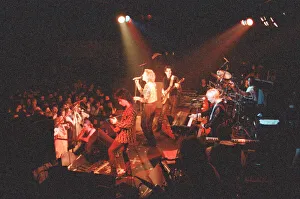 Simon Le Bon singing with his band Duran Duran live on the 11th November 1988 Simon Le Bon singing with his band Duran Duran live on the 11th November 1988