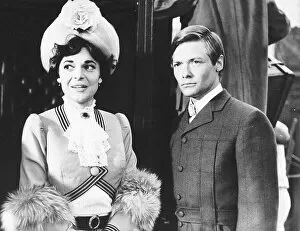 Simon Ward Actor with Actress Anne Bancroft in a scene from Film 'Young Winston'