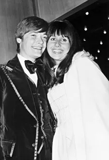 Images Dated 20th July 1972: Simon Ward actor with his wife Alexandra at the premiere of the film '