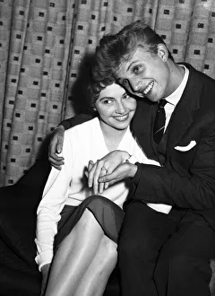01159 Gallery: Singer and actor Tommy Steele announces his engagement to Ann Donoghue. 11th June 1958