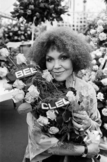 Singer Cleo Laine at the Chelsea Flower Show. 18th May 1981