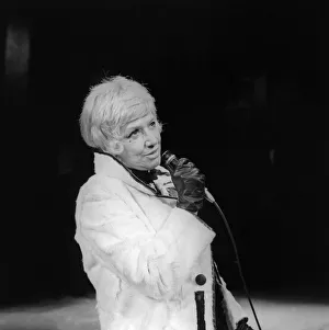 Singer Dorothy Squires performing at the City Hall, Newcastle on 23rd January 1971 Singer Dorothy Squires performing at the City Hall, Newcastle on 23rd January 1971