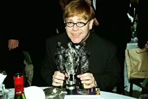 Images Dated 28th May 1998: Singer Elton John at the Ivor Novello Awards at Grosvenor House in Park Lane London