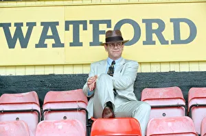 Football Stadium Gallery: Singer Elton John is back at Watford promising to do what he can to lift the Second