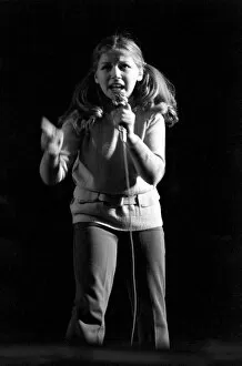 Singer Lena Zavaroni. March 1975 75-01430-002