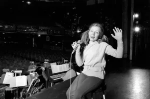 Singer Lena Zavaroni. March 1975 75-01430-007 Singer Lena Zavaroni. March 1975 75-01430-007