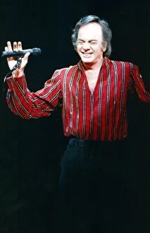 Images Dated 14th May 1996: Singer Neil Diamond performs in concert at the Arena in Newcastle 14 May 1996