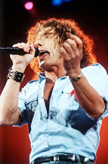Images Dated 24th November 2014: Singer Roger Daltrey, performs at the Freddie Mercury Tribute Concert at Wembley stadium
