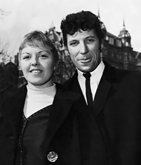 Singer Tom Jones pictured with his wife Linda (Melinda) who went for a stroll around Singer Tom Jones pictured with his wife Linda (Melinda) who went for a stroll around