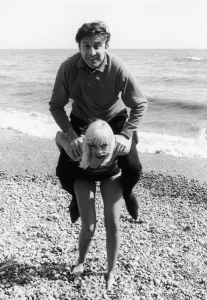 Singer Vince Hill seen here playing on the beach at Brighton with TV presenter Anne Singer Vince Hill seen here playing on the beach at Brighton with TV presenter Anne