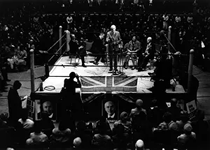 Sir Alec Douglas Home October 1964 Prime Minister Election Campaign - in boxing Sir Alec Douglas Home October 1964 Prime Minister Election Campaign - in boxing
