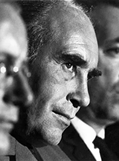 Sir Alf Ramsey England Football Manager prior to the World Cup qualifier against Poland Sir Alf Ramsey England Football Manager prior to the World Cup qualifier against Poland