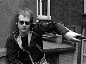 Sir Elton John 1972 Pictures taken for Jack Bentley Feature in the Sunday Mirror Sir Elton John 1972 Pictures taken for Jack Bentley Feature in the Sunday Mirror
