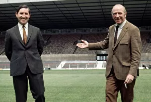 Sir Matt Busby welcomes new Manchester United manager Frank O'