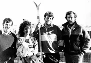 Images Dated 20th February 1989: Sir Ranulph Fiennes Explorer and his team mates Dr Mike Stroud Morag Howell