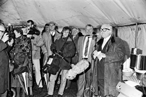 00714 Gallery: Sir Richard Attenborough making a visit to Bretton, Wakefield. 4th November 1989