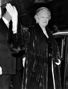 00363 Gallery: Sir Winston Churchills 80th birthday celebrations. Lady Churchill at 10