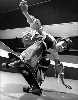 Images Dated 6th February 1978: Skateboard crayz youngsters like young John Turner try ou the North East'