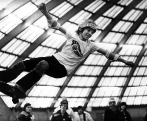 Images Dated 26th February 1978: Skateboarding at the Lightfoot Stadium in Walker, on 26th February 1978
