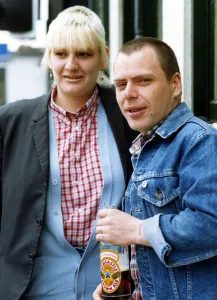 Skinheads on the streets of Newcastle on 25th May 1991 Skinheads on the streets of Newcastle on 25th May 1991