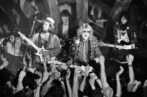 Slade performing at the Montreaux Pop Festival. 18th May 1984 Slade performing at the Montreaux Pop Festival. 18th May 1984