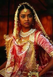 Sneh Gupta in traditional Indian dress December 1983 Sneh Gupta in traditional Indian dress December 1983
