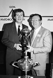 Snooker players Steve Davis and Dennis Taylor who recently contested the classic black Snooker players Steve Davis and Dennis Taylor who recently contested the classic black