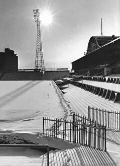 Newcastle United Gallery: A snow covered St James Park in February 1978. Apart from the addition of