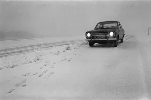 Images Dated 1st January 1974: Snow scenes in Cleveland. 1974
