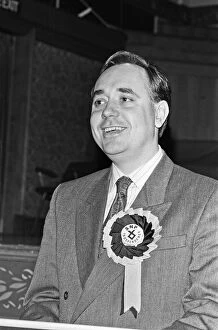 Images Dated 22nd March 1992: SNP leader Alex Salmond seen here at the launch of the Party'