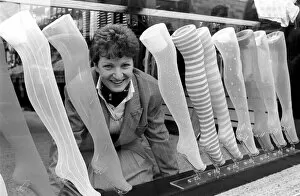 Images Dated 26th February 1987: Sock Shop, Oxford street, London. February 1987 LDN-87-163