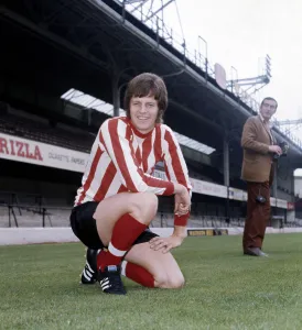 Images Dated 1st August 1970: Southampton footballer Mick Channon at the Dell football ground August 1970