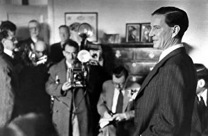 Soviet Collection: Soviet Spy Kim Philby holds a press conference after being cleared of spying by