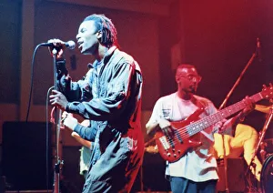Images Dated 4th May 1991: 'Special Beat'singer Rankin Roger on stage at Coventry university, Coventry