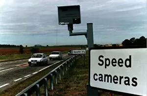 00143 Gallery: Speed cameras police radar to photograph speeding motorists on A1 Dunbar by pass road