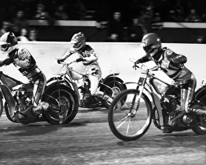 Speedway Gallery: Speedway action at Belle Vue from the opening night of the season with the Belle Vue Aces