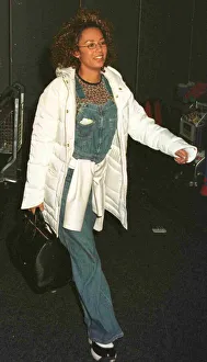 Spice Girl Mel B and the other girls leave Heathrow for Los Angeles Spice Girl Mel B and the other girls leave Heathrow for Los Angeles