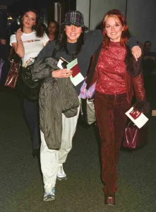 The Spice Girls leave Heathrow for Los Angeles The Spice Girls leave Heathrow for Los Angeles